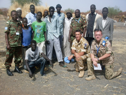 NZDF cooperating with other nations in the Sudan