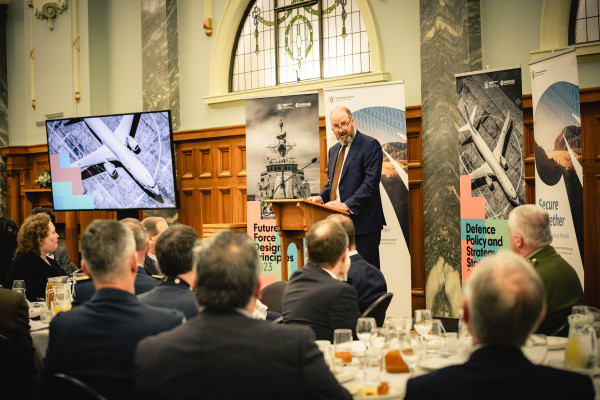 Secretary of Defence speaks at launch event