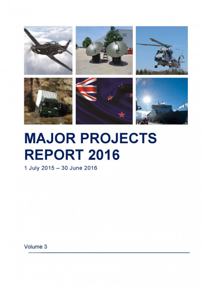 Major Projects Report 2016 Volume 3