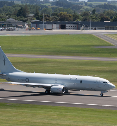 P-8A touch down