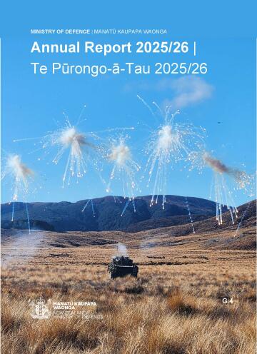 Ministry of Defence Manatū Kaupapa Waonga Annual Report 2026