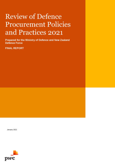 Review of Defence Procurement Policies and Practices 2021