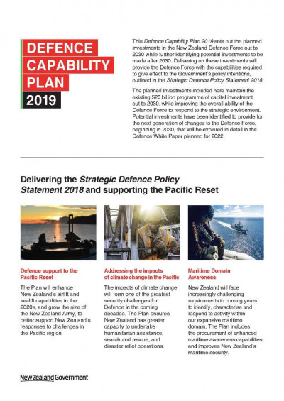Defence Capability Plan 2019 A5 Infographic Page 1