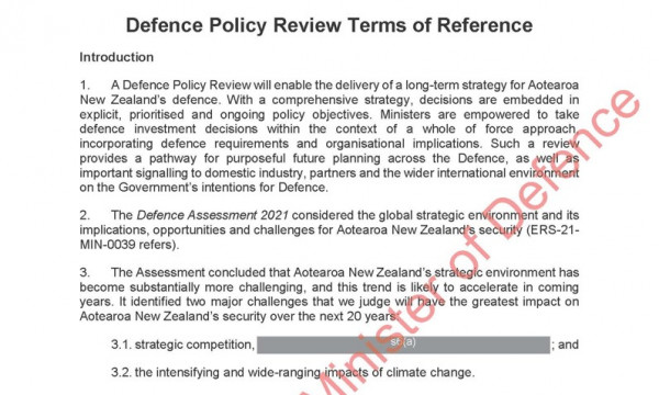 Defence Policy Review TOR l