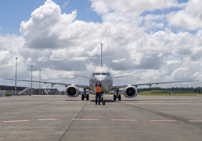 First P-8A lands at Ohakea